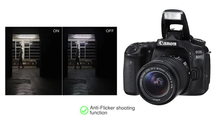 Buy Canon EOS 80D 24.2MP Digital SLR Camera (Black) + EF-S 18-55mm